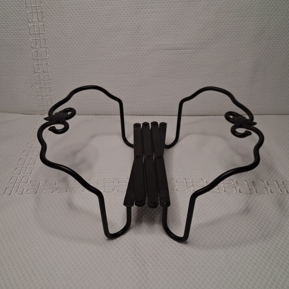 Longaberger Expandable Wrought Iron Stand Trivet Casserole Baking Dishes